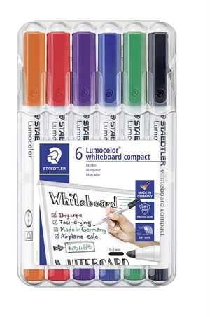 Staedtler WB Marker Lumocolor Compact zestaw (6)